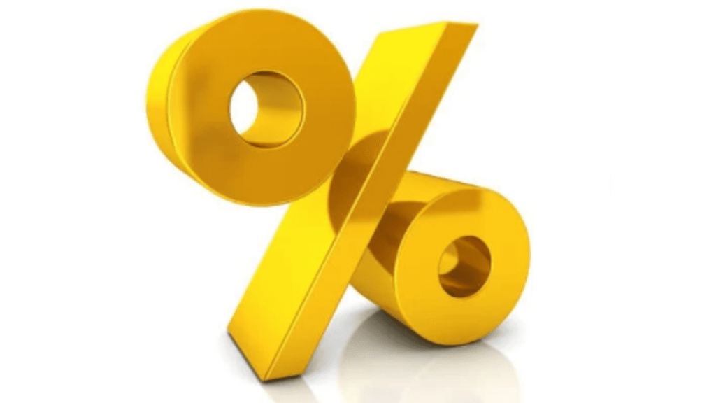 Quanto é 10% de 100