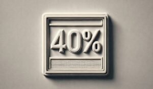 Quanto é 40% de 1000