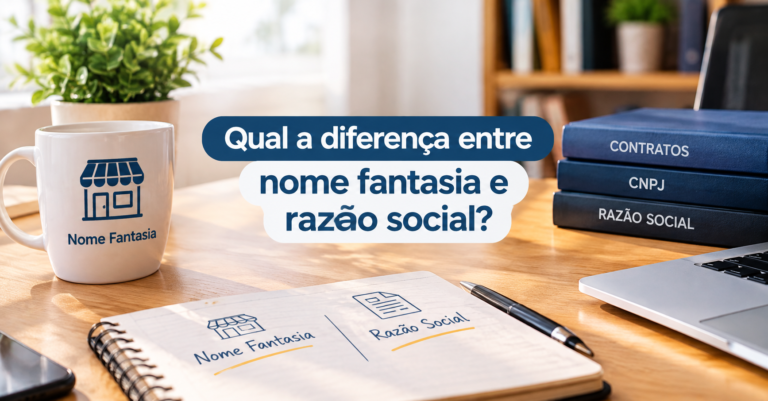 Qual a diferença entre nome fantasia e razão social?