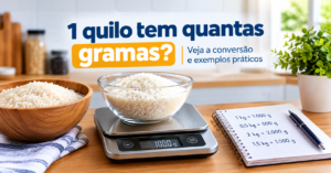 1 Quilo Tem Quantas Gramas?