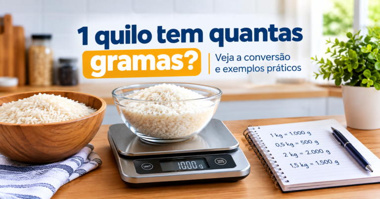 1 Quilo Tem Quantas Gramas?